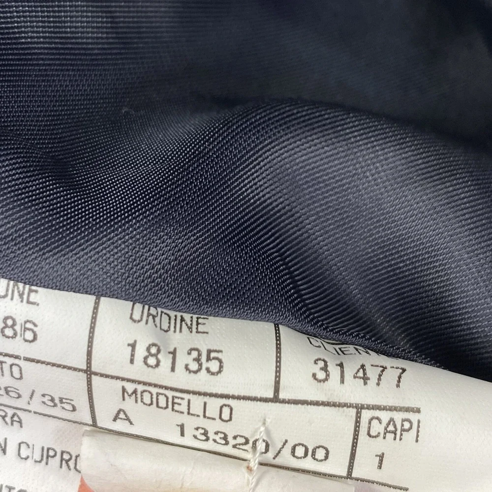 Canali Napoli Navy Wool Blazer 38R 48‎ IT Tailored Fit Sport Coat Italy 3 Button